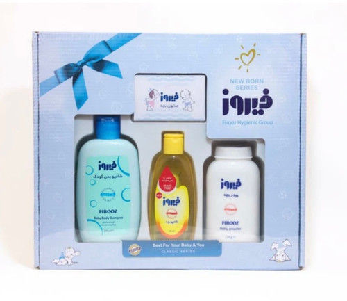 ست بهداشتی آبی نوزاد فیروز