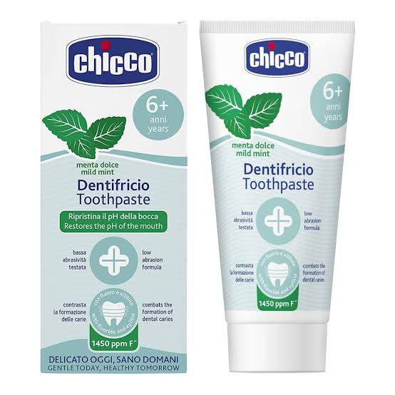 خمیر دندان کودک+6 سال با طعم میوه ای چیکو chicco