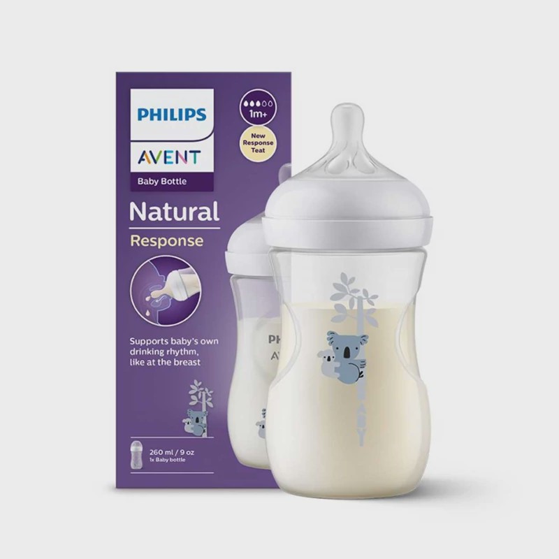 شیشه شیر نچرال 260 میلی لیتر طرح کوالا فیلیپس اونت PHILIPS AVENT