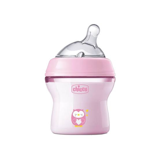 شیشه شیر نچرال 0+ ماه طرحدار150 میل چیکو chicco