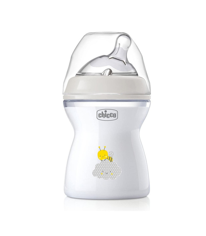 شیشه شیر نچرال 2+ ماه طرحدار 250 میل چیکو chicco