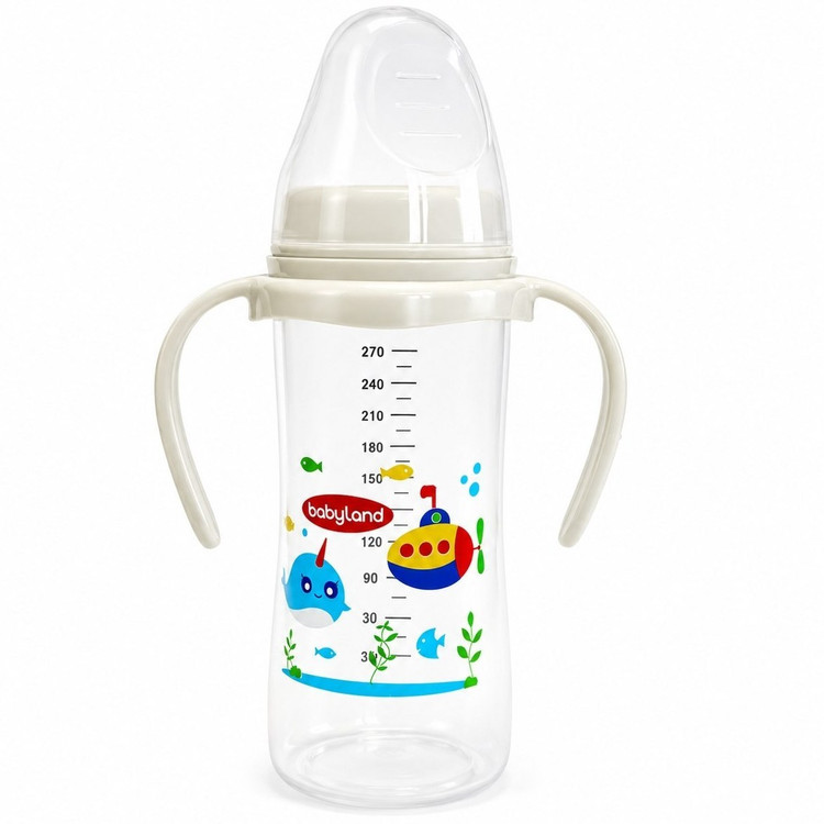شیشه شیر آنتی کولیک طرحدار 300 میل بیبی لند